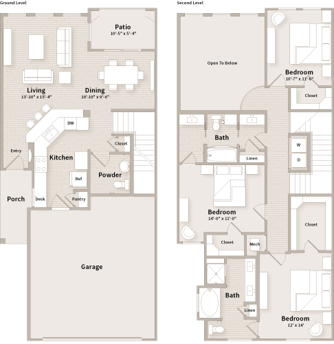 C4 Townhome 12006 floor plan